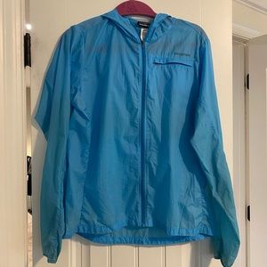 Patagonia Blue Windbreaker, Medium